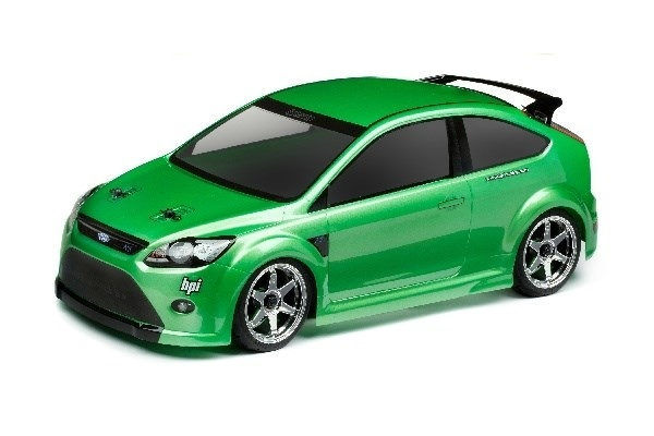 Ford Focus Rs Body (200Mm) in de groep SPEELGOED, KINDER- & BABYPRODUCTEN / Op afstand bestuurbaar / Reserveonderdelen & Extra accessoires / HPI / Carrosserieën & Accessoires / Onroad-carrosserieën (Transparant) bij TP E-commerce Nordic AB (A02168)