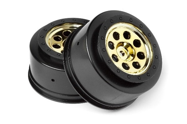 Mk.8 V2 Wheel Gold (4.5Mm Offset/2Pcs) in de groep SPEELGOED, KINDER- & BABYPRODUCTEN / Op afstand bestuurbaar / Reserveonderdelen & Extra accessoires / HPI / Velgen / Offroad bij TP E-commerce Nordic AB (A02219)