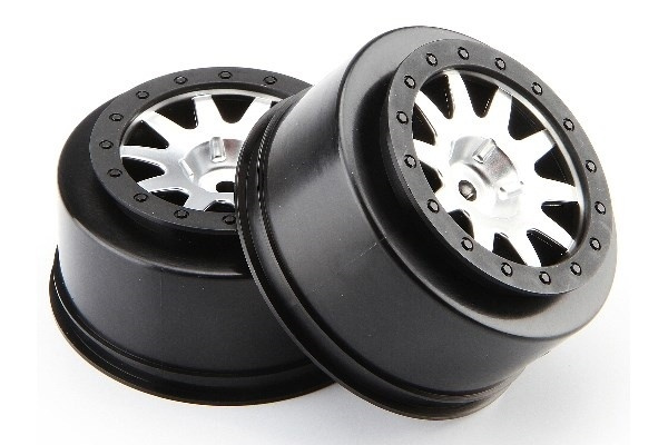 Mk.10 V2 Wheel Matt Chrome (4.5Mm Offset/2Pcs) in de groep SPEELGOED, KINDER- & BABYPRODUCTEN / Op afstand bestuurbaar / Reserveonderdelen & Extra accessoires / HPI / Velgen / Offroad bij TP E-commerce Nordic AB (A02221)