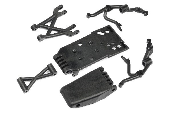 Front Skid Plate Set in de groep SPEELGOED, KINDER- & BABYPRODUCTEN / Op afstand bestuurbaar / Reserveonderdelen & Extra accessoires / HPI / Reserveonderdelen & Tuning / Chassis onderdelen bij TP E-commerce Nordic AB (A02230)