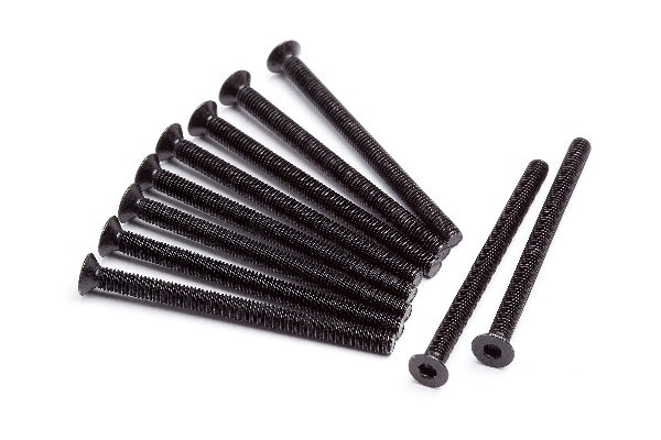 Flat Head Screw M3X40Mm (Hex Socket/10Pcs) in de groep SPEELGOED, KINDER- & BABYPRODUCTEN / Op afstand bestuurbaar / Reserveonderdelen & Extra accessoires / HPI / Schroeven/Beugels / Schroeven bij TP E-commerce Nordic AB (A02238)