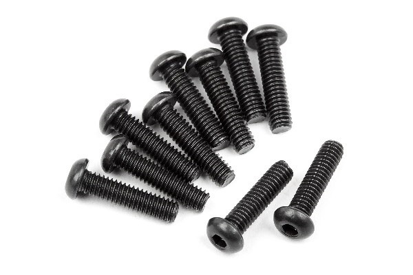 Button Head Screw M2.5X10Mm (Hex Socket/10Pcs) in de groep SPEELGOED, KINDER- & BABYPRODUCTEN / Op afstand bestuurbaar / Reserveonderdelen & Extra accessoires / HPI / Schroeven/Beugels / Schroeven bij TP E-commerce Nordic AB (A02295)