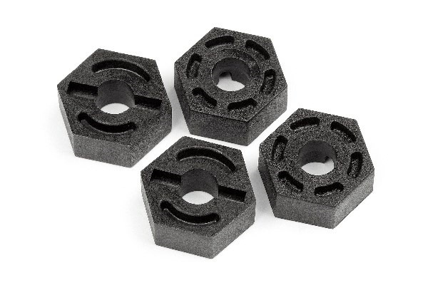 Wheel Hex Hub (12Mm/4Pcs) in de groep SPEELGOED, KINDER- & BABYPRODUCTEN / Op afstand bestuurbaar / Reserveonderdelen & Extra accessoires / HPI / Reserveonderdelen & Tuning / Aandrijvingen bij TP E-commerce Nordic AB (A02348)