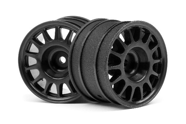 Wr8 Rally Off-Road Wheel Black (48X33Mm/2Pcs) in de groep SPEELGOED, KINDER- & BABYPRODUCTEN / Op afstand bestuurbaar / Reserveonderdelen & Extra accessoires / HPI / Velgen / Offroad bij TP E-commerce Nordic AB (A02379)