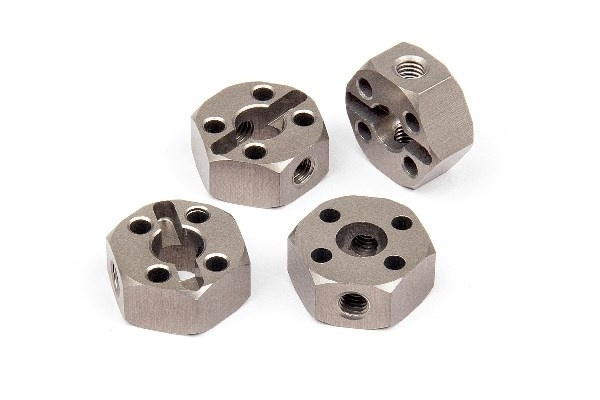 Aluminum Locking Hex Wheel Hub (12Mm/4Pcs) in de groep SPEELGOED, KINDER- & BABYPRODUCTEN / Op afstand bestuurbaar / Reserveonderdelen & Extra accessoires / HPI / Reserveonderdelen & Tuning / Aandrijvingen bij TP E-commerce Nordic AB (A02383)