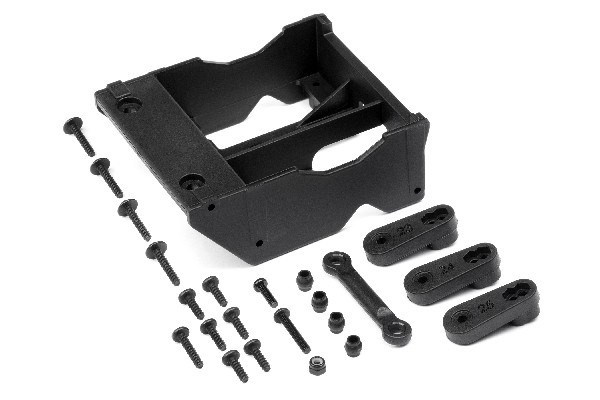 Steering Servo Mount Set in de groep SPEELGOED, KINDER- & BABYPRODUCTEN / Op afstand bestuurbaar / Reserveonderdelen & Extra accessoires / HPI / Reserveonderdelen & Tuning / Chassis onderdelen bij TP E-commerce Nordic AB (A02424)