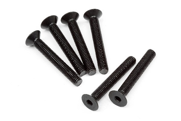 Flat Head Screw M5X35Mm (Hex Socket/6Pcs) in de groep SPEELGOED, KINDER- & BABYPRODUCTEN / Op afstand bestuurbaar / Reserveonderdelen & Extra accessoires / HPI / Schroeven/Beugels / Schroeven bij TP E-commerce Nordic AB (A02440)