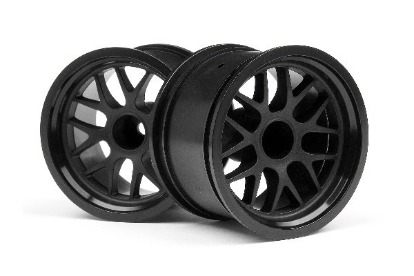 BBS Spoke Wheel 48X34mm Black (14mm Offset/2pcs) in de groep SPEELGOED, KINDER- & BABYPRODUCTEN / Op afstand bestuurbaar / Reserveonderdelen & Extra accessoires / HPI / Velgen / Onroad bij TP E-commerce Nordic AB (A02441)