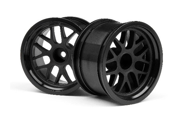 BBS Spoke Wheel 48X31mm Black (9mm Offset/2pcs) in de groep SPEELGOED, KINDER- & BABYPRODUCTEN / Op afstand bestuurbaar / Reserveonderdelen & Extra accessoires / HPI / Velgen / Onroad bij TP E-commerce Nordic AB (A02442)