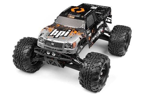 Nitro Gt-3 Truck Painted Body (Silver/Black) in de groep SPEELGOED, KINDER- & BABYPRODUCTEN / Op afstand bestuurbaar / Reserveonderdelen & Extra accessoires / HPI / Carrosserieën & Accessoires / Geschilderde lichamen bij TP E-commerce Nordic AB (A02466)