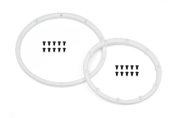 Wheel Bead Lock Rings (White/For 2 Wheels) in de groep SPEELGOED, KINDER- & BABYPRODUCTEN / Op afstand bestuurbaar / Reserveonderdelen & Extra accessoires / HPI / Velgen / Offroad bij TP E-commerce Nordic AB (A02484)