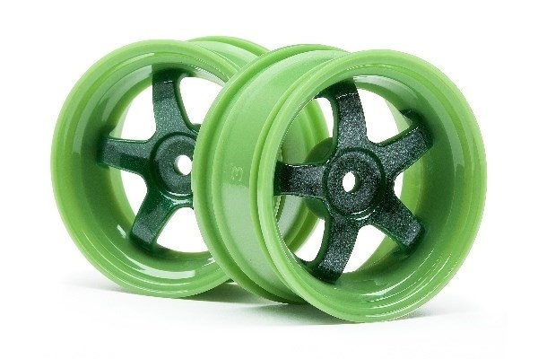 Work Meister S1 Wheel Green (3Mm Offset/2Pcs) in de groep SPEELGOED, KINDER- & BABYPRODUCTEN / Op afstand bestuurbaar / Reserveonderdelen & Extra accessoires / HPI / Velgen / Onroad bij TP E-commerce Nordic AB (A02493)