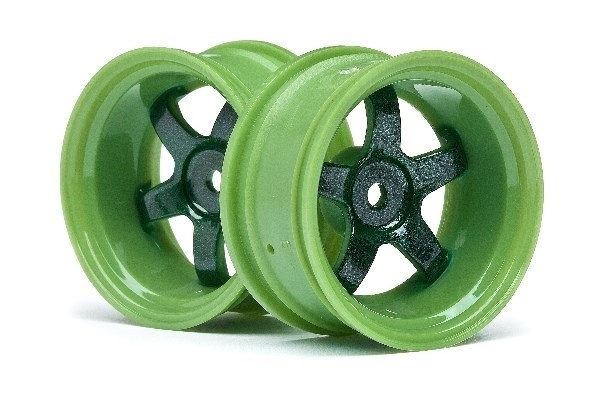 Work Meister S1 Wheel Green (9Mm Offset/2Pcs) in de groep SPEELGOED, KINDER- & BABYPRODUCTEN / Op afstand bestuurbaar / Reserveonderdelen & Extra accessoires / HPI / Velgen / Onroad bij TP E-commerce Nordic AB (A02497)