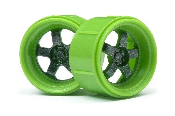 Work Meister S1 Wheel Green (Micro Rs4/4Pcs) in de groep SPEELGOED, KINDER- & BABYPRODUCTEN / Op afstand bestuurbaar / Reserveonderdelen & Extra accessoires / HPI / Velgen / Onroad bij TP E-commerce Nordic AB (A02544)