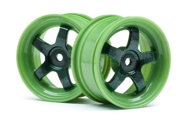 Work Meister S1 Wheel Green 26Mm (0Mm Os/2Pcs) in de groep SPEELGOED, KINDER- & BABYPRODUCTEN / Op afstand bestuurbaar / Reserveonderdelen & Extra accessoires / HPI / Velgen / Onroad bij TP E-commerce Nordic AB (A02553)