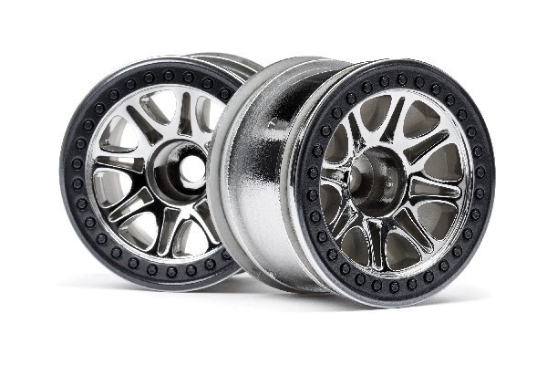 Split 8 Truck Wheel (Chrome/2Pcs) in de groep SPEELGOED, KINDER- & BABYPRODUCTEN / Op afstand bestuurbaar / Reserveonderdelen & Extra accessoires / HPI / Velgen / Offroad bij TP E-commerce Nordic AB (A02559)