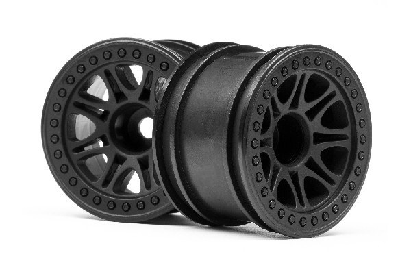 Split 8 Truck Wheel (Black/2Pcs) in de groep SPEELGOED, KINDER- & BABYPRODUCTEN / Op afstand bestuurbaar / Reserveonderdelen & Extra accessoires / HPI / Velgen / Offroad bij TP E-commerce Nordic AB (A02560)