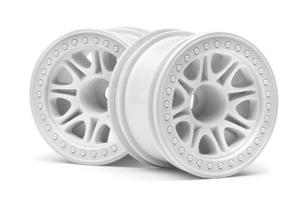 Split 8 Truck Wheel (White/2Pcs) in de groep SPEELGOED, KINDER- & BABYPRODUCTEN / Op afstand bestuurbaar / Reserveonderdelen & Extra accessoires / HPI / Velgen / Offroad bij TP E-commerce Nordic AB (A02561)