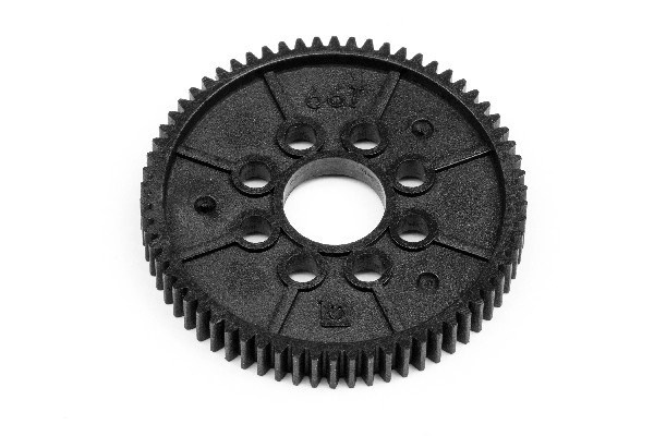 Spur Gear (66T) in de groep SPEELGOED, KINDER- & BABYPRODUCTEN / Op afstand bestuurbaar / Reserveonderdelen & Extra accessoires / HPI / Reserveonderdelen & Tuning / Versnellingen bij TP E-commerce Nordic AB (A02576)