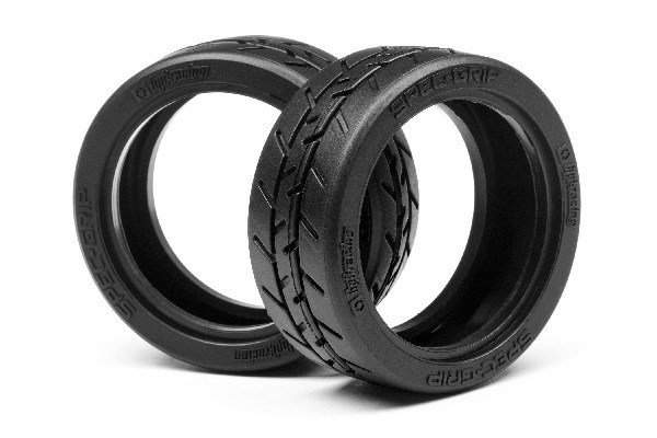 Spec-Grip Tire 26Mm (K Compound/2Pcs) in de groep SPEELGOED, KINDER- & BABYPRODUCTEN / Op afstand bestuurbaar / Reserveonderdelen & Extra accessoires / HPI / Banden / Onroad bij TP E-commerce Nordic AB (A02587)