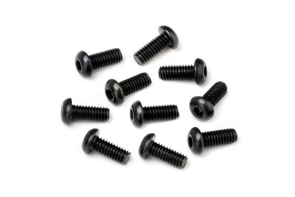 Button Head Screw M2.5X6Mm (Hex Socket/10Pcs) in de groep SPEELGOED, KINDER- & BABYPRODUCTEN / Op afstand bestuurbaar / Reserveonderdelen & Extra accessoires / HPI / Schroeven/Beugels / Schroeven bij TP E-commerce Nordic AB (A02627)