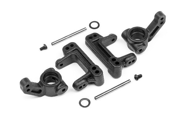 Steering Block Set in de groep SPEELGOED, KINDER- & BABYPRODUCTEN / Op afstand bestuurbaar / Reserveonderdelen & Extra accessoires / HPI / Reserveonderdelen & Tuning / Schokdempers bij TP E-commerce Nordic AB (A02647)