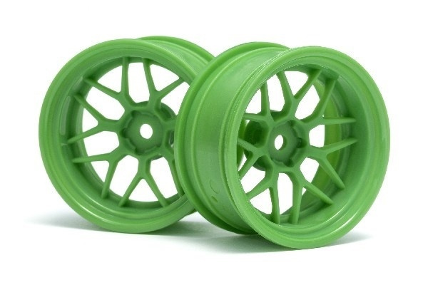 Tech 7 Wheel Green 52X26X+9Mm Offset (2Pcs) in de groep SPEELGOED, KINDER- & BABYPRODUCTEN / Op afstand bestuurbaar / Reserveonderdelen & Extra accessoires / HPI / Velgen / Onroad bij TP E-commerce Nordic AB (A02730)