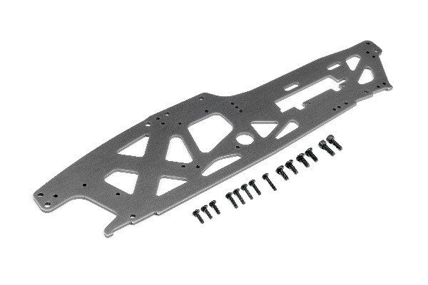 Tvp Chassis V2 (Right/Wb 390Mm/3Mm) in de groep SPEELGOED, KINDER- & BABYPRODUCTEN / Op afstand bestuurbaar / Reserveonderdelen & Extra accessoires / HPI / Reserveonderdelen & Tuning / Chassis onderdelen bij TP E-commerce Nordic AB (A02738)