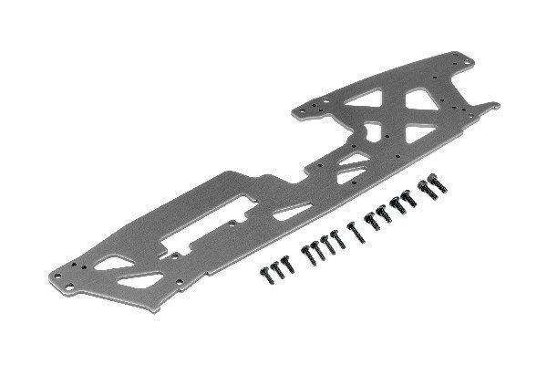 Tvp Chassis V2 (Left/Wb 390Mm/3Mm) in de groep SPEELGOED, KINDER- & BABYPRODUCTEN / Op afstand bestuurbaar / Reserveonderdelen & Extra accessoires / HPI / Reserveonderdelen & Tuning / Chassis onderdelen bij TP E-commerce Nordic AB (A02739)