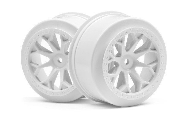 8-Shot Sc Wheel (White/2Pcs) in de groep SPEELGOED, KINDER- & BABYPRODUCTEN / Op afstand bestuurbaar / Reserveonderdelen & Extra accessoires / HPI / Velgen / Offroad bij TP E-commerce Nordic AB (A02749)