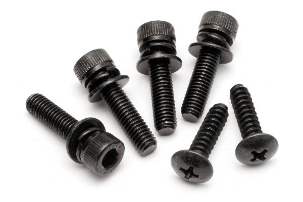 Flywheel Cover Screw Set in de groep SPEELGOED, KINDER- & BABYPRODUCTEN / Op afstand bestuurbaar / Reserveonderdelen & Extra accessoires / HPI / Motors / Onderdelen Benzinemotoren bij TP E-commerce Nordic AB (A02952)