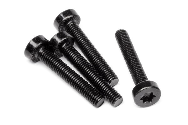 Wide Cap Head Torx Screw M5X30Mm (4Pcs) in de groep SPEELGOED, KINDER- & BABYPRODUCTEN / Op afstand bestuurbaar / Reserveonderdelen & Extra accessoires / HPI / Motors / Onderdelen Benzinemotoren bij TP E-commerce Nordic AB (A02956)