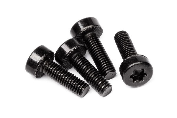 Wide Cap Head Torx Screw M5X16Mm (4Pcs) in de groep SPEELGOED, KINDER- & BABYPRODUCTEN / Op afstand bestuurbaar / Reserveonderdelen & Extra accessoires / HPI / Motors / Onderdelen Benzinemotoren bij TP E-commerce Nordic AB (A02972)