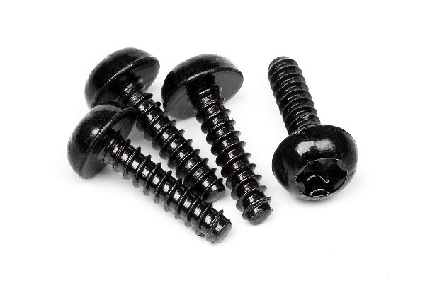 Tp. Wide Button Head Screw M4X16Mm (4Pcs) in de groep SPEELGOED, KINDER- & BABYPRODUCTEN / Op afstand bestuurbaar / Reserveonderdelen & Extra accessoires / HPI / Motors / Onderdelen Benzinemotoren bij TP E-commerce Nordic AB (A02994)