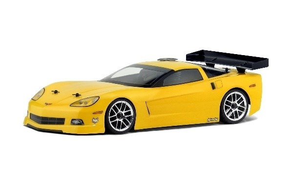 Chevrolet Corvette C6 Body (200Mm/Wb255Mm) in de groep SPEELGOED, KINDER- & BABYPRODUCTEN / Op afstand bestuurbaar / Reserveonderdelen & Extra accessoires / HPI / Carrosserieën & Accessoires / Onroad-carrosserieën (Transparant) bij TP E-commerce Nordic AB (A03003)