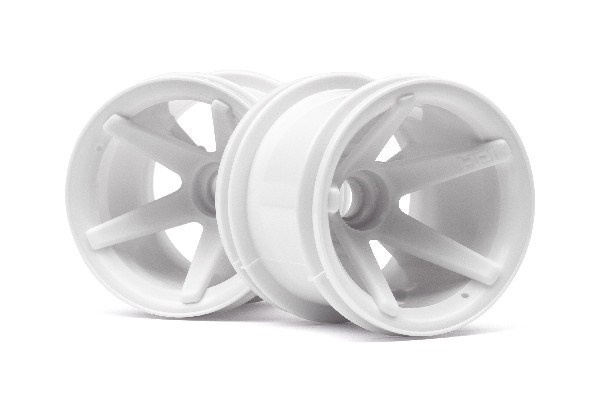 Super Star Mt Wheels Front (White/2.2In/2Pcs) in de groep SPEELGOED, KINDER- & BABYPRODUCTEN / Op afstand bestuurbaar / Reserveonderdelen & Extra accessoires / HPI / Velgen / Offroad bij TP E-commerce Nordic AB (A03024)