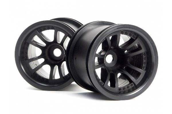 Split 5 Truck Wheel (Black/2Pcs) in de groep SPEELGOED, KINDER- & BABYPRODUCTEN / Op afstand bestuurbaar / Reserveonderdelen & Extra accessoires / HPI / Velgen / Offroad bij TP E-commerce Nordic AB (A03031)