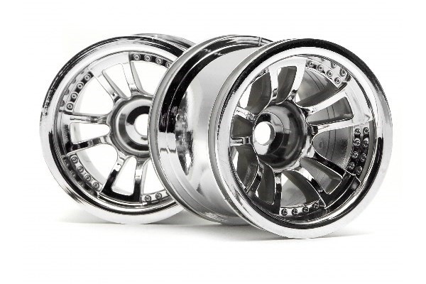 Split 5 Truck Wheel (Chrome/2Pcs) in de groep SPEELGOED, KINDER- & BABYPRODUCTEN / Op afstand bestuurbaar / Reserveonderdelen & Extra accessoires / HPI / Velgen / Offroad bij TP E-commerce Nordic AB (A03032)