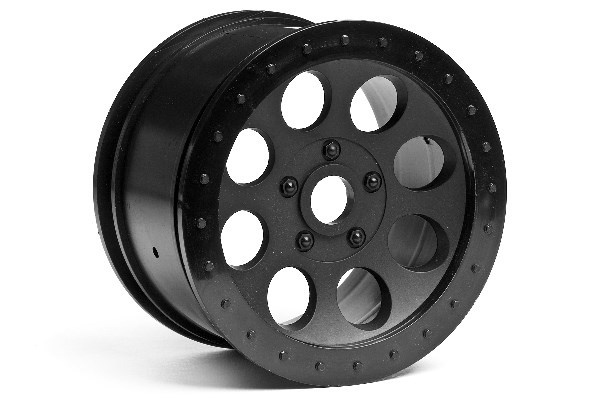 Mag-8 Wheel Black (83X56Mm/2Pcs) in de groep SPEELGOED, KINDER- & BABYPRODUCTEN / Op afstand bestuurbaar / Reserveonderdelen & Extra accessoires / HPI / Velgen / Offroad bij TP E-commerce Nordic AB (A03046)