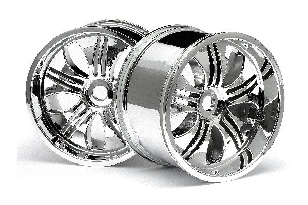 Tremor Wheel Chrome (115X70Mm 7Inch/2Pcs) in de groep SPEELGOED, KINDER- & BABYPRODUCTEN / Op afstand bestuurbaar / Reserveonderdelen & Extra accessoires / HPI / Velgen / Offroad bij TP E-commerce Nordic AB (A03058)