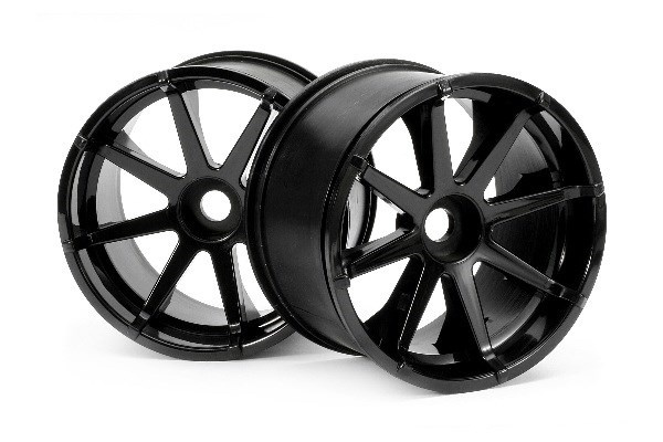 Blast Wheel Black (115X70Mm 7Inch/2Pcs) in de groep SPEELGOED, KINDER- & BABYPRODUCTEN / Op afstand bestuurbaar / Reserveonderdelen & Extra accessoires / HPI / Velgen / Offroad bij TP E-commerce Nordic AB (A03059)