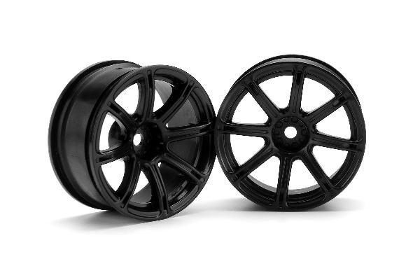 Work Emotion Xc8 Wheel 26Mm Black (6Mm Offset) in de groep SPEELGOED, KINDER- & BABYPRODUCTEN / Op afstand bestuurbaar / Reserveonderdelen & Extra accessoires / HPI / Velgen / Onroad bij TP E-commerce Nordic AB (A03083)