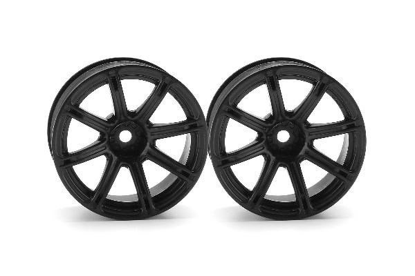 Work Emotion Xc8 Wheel 26Mm Black (9Mm Offset) in de groep SPEELGOED, KINDER- & BABYPRODUCTEN / Op afstand bestuurbaar / Reserveonderdelen & Extra accessoires / HPI / Velgen / Onroad bij TP E-commerce Nordic AB (A03084)