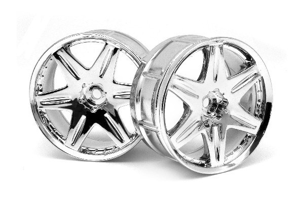 Lp29 Wheel Work Ls406 Chrome (2Pcs) in de groep SPEELGOED, KINDER- & BABYPRODUCTEN / Op afstand bestuurbaar / Reserveonderdelen & Extra accessoires / HPI / Velgen / Onroad bij TP E-commerce Nordic AB (A03100)