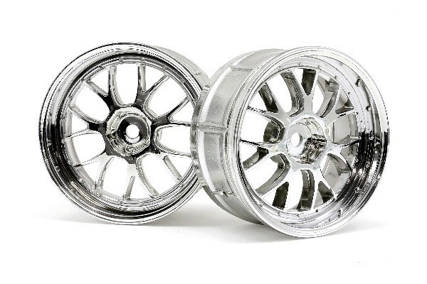 Lp29 Lm-R Wheel Chrome (2Pcs) in de groep SPEELGOED, KINDER- & BABYPRODUCTEN / Op afstand bestuurbaar / Reserveonderdelen & Extra accessoires / HPI / Velgen / Onroad bij TP E-commerce Nordic AB (A03104)