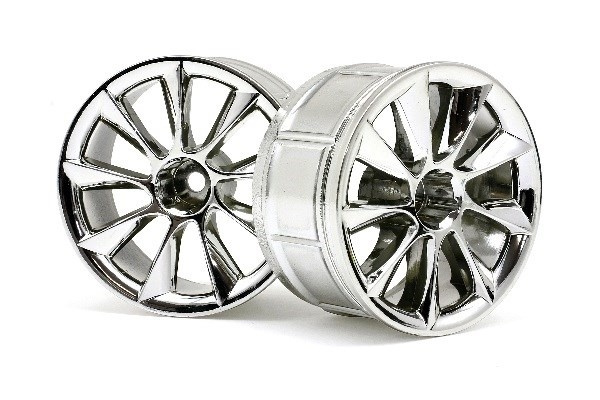 Lp32 Wheel Atg Rs8 Chrome (2Pcs) in de groep SPEELGOED, KINDER- & BABYPRODUCTEN / Op afstand bestuurbaar / Reserveonderdelen & Extra accessoires / HPI / Velgen / Onroad bij TP E-commerce Nordic AB (A03108)