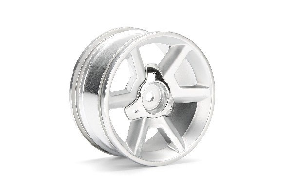 GT Wheel Silver (6Mm Offset/2Pcs) in de groep SPEELGOED, KINDER- & BABYPRODUCTEN / Op afstand bestuurbaar / Reserveonderdelen & Extra accessoires / HPI / Velgen / Onroad bij TP E-commerce Nordic AB (A03116)