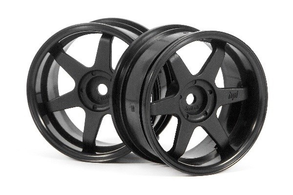 Te37 Wheel 26Mm Black (6Mm Offset) in de groep SPEELGOED, KINDER- & BABYPRODUCTEN / Op afstand bestuurbaar / Reserveonderdelen & Extra accessoires / HPI / Velgen / Onroad bij TP E-commerce Nordic AB (A03154)