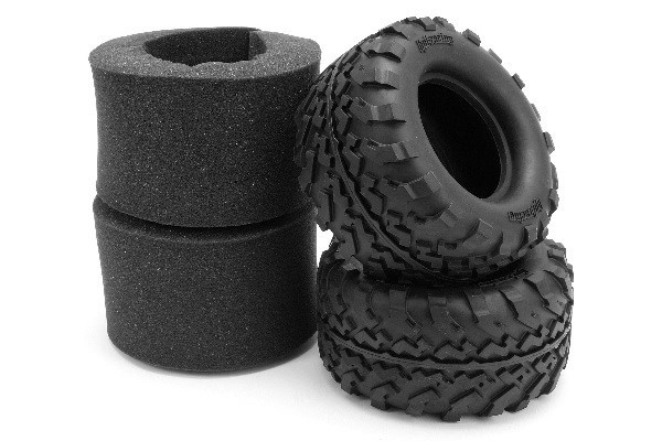 Gt2 Tyres S Compound (160X86Mm/2Pcs) in de groep SPEELGOED, KINDER- & BABYPRODUCTEN / Op afstand bestuurbaar / Reserveonderdelen & Extra accessoires / HPI / Banden / Offroad bij TP E-commerce Nordic AB (A03180)