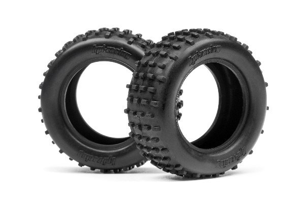 B-Block Rear Tire (2Pcs) in de groep SPEELGOED, KINDER- & BABYPRODUCTEN / Op afstand bestuurbaar / Reserveonderdelen & Extra accessoires / HPI / Banden / Offroad bij TP E-commerce Nordic AB (A03185)